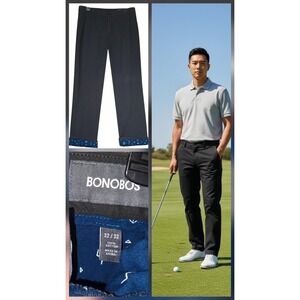 Bonobos Stretch Washed Chino Size 32x32 Straight Fit Graphite Grey 17341